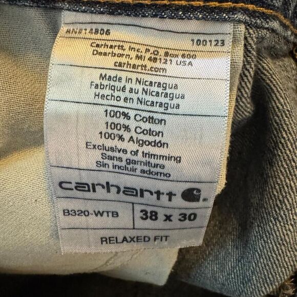Carhartt Men's Blue Jeans - Picture 4 of 5